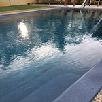 aquabright completed pool